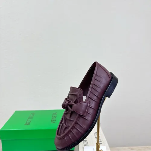 Replica Bottega Veneta BV Leather Shoes For Women #1418071 $140.00 USD for Wholesale