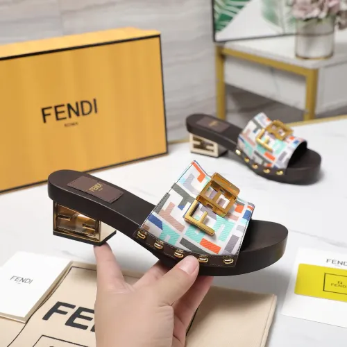 Replica Fendi Slippers For Women #1418123 $155.00 USD for Wholesale