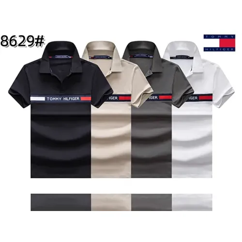 Replica Tommy Hilfiger TH T-Shirts Short Sleeved For Men #1418185 $25.00 USD for Wholesale