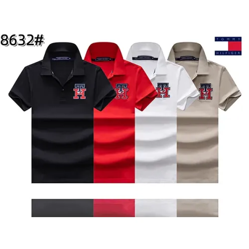 Replica Tommy Hilfiger TH T-Shirts Short Sleeved For Men #1418192 $25.00 USD for Wholesale
