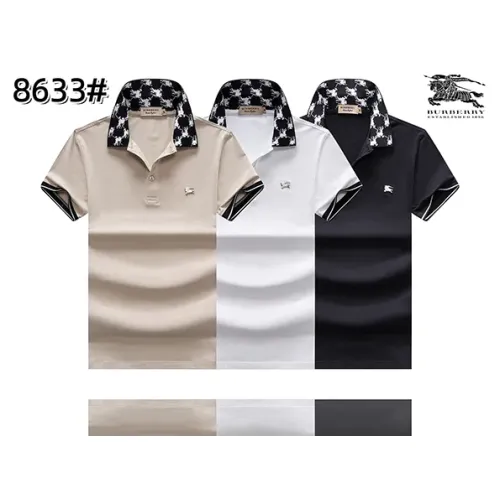 Replica Burberry T-Shirts Short Sleeved For Men #1418195 $25.00 USD for Wholesale