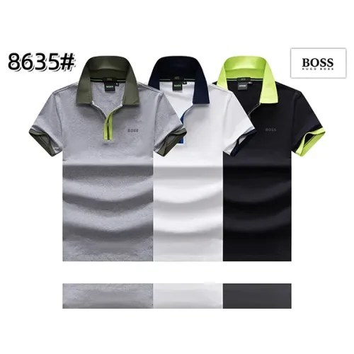 Replica Boss T-Shirts Short Sleeved For Men #1418199 $25.00 USD for Wholesale