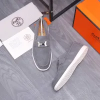 $102.00 USD Hermes Leather Shoes For Men #1407760