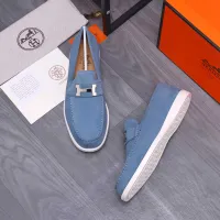 $102.00 USD Hermes Leather Shoes For Men #1407761