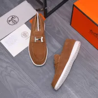 $102.00 USD Hermes Leather Shoes For Men #1407762