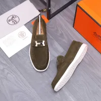 $102.00 USD Hermes Leather Shoes For Men #1407764