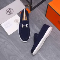 $102.00 USD Hermes Leather Shoes For Men #1407765