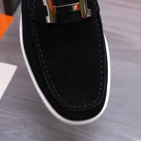 $102.00 USD Hermes Leather Shoes For Men #1407766