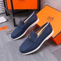 $102.00 USD Hermes Leather Shoes For Men #1407785