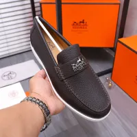$102.00 USD Hermes Leather Shoes For Men #1407786