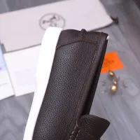 $102.00 USD Hermes Leather Shoes For Men #1407786