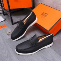 $102.00 USD Hermes Leather Shoes For Men #1407787