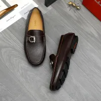 $82.00 USD Salvatore Ferragamo Leather Shoes For Men #1407790