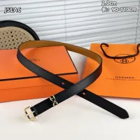 $52.00 USD Hermes AAA Quality Belts For Women #1407955
