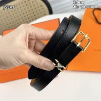 $52.00 USD Hermes AAA Quality Belts For Women #1407955