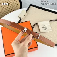 $52.00 USD Hermes AAA Quality Belts For Women #1407956