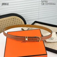 $52.00 USD Hermes AAA Quality Belts For Women #1407957