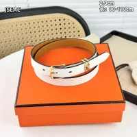 $52.00 USD Hermes AAA Quality Belts For Women #1407958