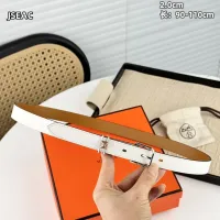 $52.00 USD Hermes AAA Quality Belts For Women #1407960