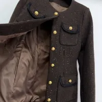 $118.00 USD Chanel Coats Long Sleeved For Women #1408333