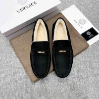$80.00 USD Versace Leather Shoes For Men #1408512
