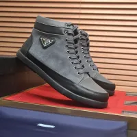 $92.00 USD Prada High Top Shoes For Men #1408513