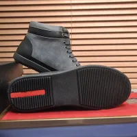 $92.00 USD Prada High Top Shoes For Men #1408513