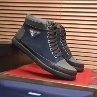 $92.00 USD Prada High Top Shoes For Men #1408514