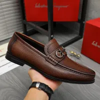 $85.00 USD Salvatore Ferragamo Leather Shoes For Men #1408683