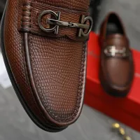 $85.00 USD Salvatore Ferragamo Leather Shoes For Men #1408683