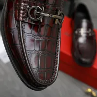 $85.00 USD Salvatore Ferragamo Leather Shoes For Men #1408685