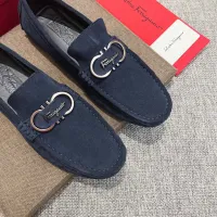 $80.00 USD Salvatore Ferragamo Leather Shoes For Men #1408697