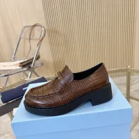 $105.00 USD Prada Leather Shoes For Men #1408700