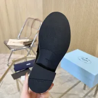 $100.00 USD Prada Leather Shoes For Women #1408707