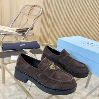 $105.00 USD Prada Leather Shoes For Men #1408708