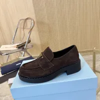 $100.00 USD Prada Leather Shoes For Women #1408709