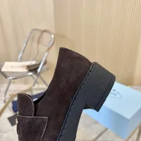 $100.00 USD Prada Leather Shoes For Women #1408709