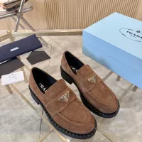 $105.00 USD Prada Leather Shoes For Men #1408710