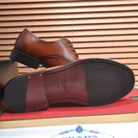$98.00 USD Prada Leather Shoes For Men #1408716