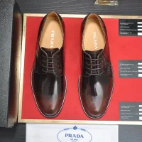 $98.00 USD Prada Leather Shoes For Men #1408717