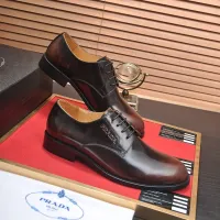 $98.00 USD Prada Leather Shoes For Men #1408717