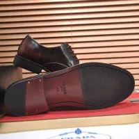 $98.00 USD Prada Leather Shoes For Men #1408717
