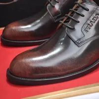 $98.00 USD Prada Leather Shoes For Men #1408717