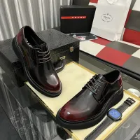 $115.00 USD Prada Leather Shoes For Men #1408754