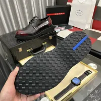 $115.00 USD Prada Leather Shoes For Men #1408754