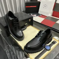 $115.00 USD Prada Leather Shoes For Men #1408761