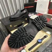 $115.00 USD Prada Leather Shoes For Men #1408770