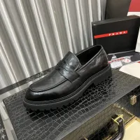 $115.00 USD Prada Leather Shoes For Men #1408771