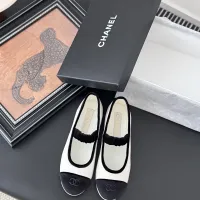 $102.00 USD Chanel Flat Shoes For Women #1408904