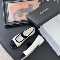 $102.00 USD Chanel Flat Shoes For Women #1408904